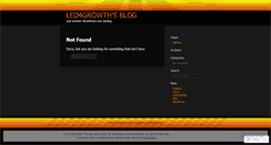 Desktop Screenshot of led4growth.wordpress.com