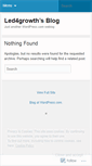 Mobile Screenshot of led4growth.wordpress.com