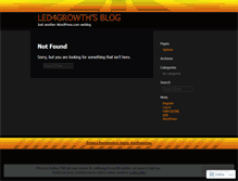 Tablet Screenshot of led4growth.wordpress.com