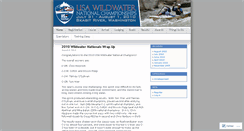 Desktop Screenshot of 2010wildwaternationals.wordpress.com