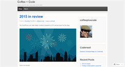Desktop Screenshot of coffeepluscode.wordpress.com