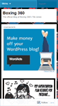 Mobile Screenshot of boxing360.wordpress.com