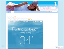 Tablet Screenshot of kateruber.wordpress.com