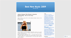 Desktop Screenshot of bestnewmp3music.wordpress.com