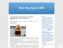 Tablet Screenshot of bestnewmp3music.wordpress.com