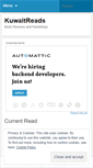 Mobile Screenshot of kuwaitreads.wordpress.com