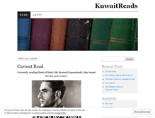 Tablet Screenshot of kuwaitreads.wordpress.com