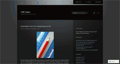 Desktop Screenshot of cliffcarter.wordpress.com