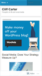 Mobile Screenshot of cliffcarter.wordpress.com