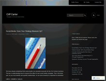 Tablet Screenshot of cliffcarter.wordpress.com