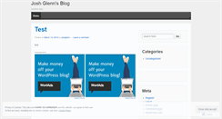 Desktop Screenshot of joshglenn.wordpress.com