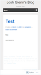 Mobile Screenshot of joshglenn.wordpress.com