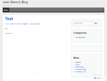Tablet Screenshot of joshglenn.wordpress.com