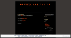 Desktop Screenshot of drinkmixer.wordpress.com