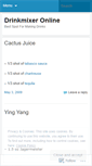 Mobile Screenshot of drinkmixer.wordpress.com