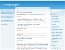 Tablet Screenshot of johnsingersargent809.wordpress.com