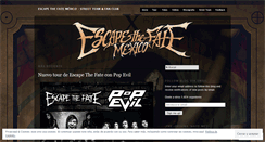 Desktop Screenshot of escapethefatemexico.wordpress.com