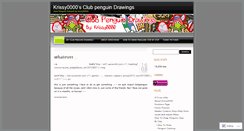 Desktop Screenshot of clubpenguindrawings.wordpress.com