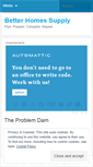 Mobile Screenshot of betterhomessupply.wordpress.com