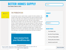 Tablet Screenshot of betterhomessupply.wordpress.com