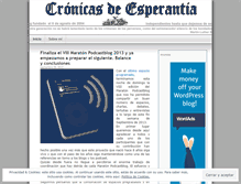 Tablet Screenshot of esperantia.wordpress.com