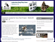 Tablet Screenshot of lakeviewdog.wordpress.com