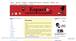 Desktop Screenshot of espaciodecomunicacionpopular.wordpress.com