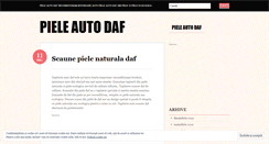 Desktop Screenshot of pieleautodaf.wordpress.com.pieleautodaf.wordpress.com