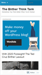 Mobile Screenshot of birtherthinktank.wordpress.com