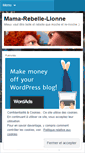 Mobile Screenshot of mamarebelle.wordpress.com