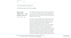 Desktop Screenshot of nessinator.wordpress.com