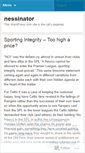 Mobile Screenshot of nessinator.wordpress.com