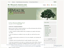 Tablet Screenshot of hjmalik.wordpress.com