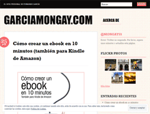 Tablet Screenshot of garciamongay.wordpress.com