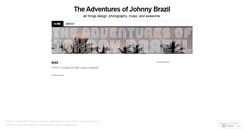 Desktop Screenshot of johnnybrazil.wordpress.com