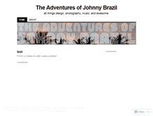 Tablet Screenshot of johnnybrazil.wordpress.com