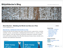 Tablet Screenshot of billybilldecker.wordpress.com