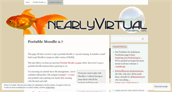 Desktop Screenshot of nearlyvirtual.wordpress.com