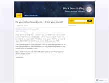 Tablet Screenshot of mstarry.wordpress.com