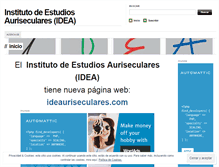 Tablet Screenshot of ideauriseculares.wordpress.com