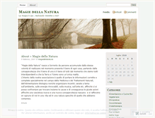 Tablet Screenshot of magiedellanatura.wordpress.com