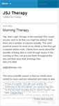 Mobile Screenshot of jsjtherapy.wordpress.com