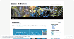 Desktop Screenshot of dionisiodelaparte.wordpress.com