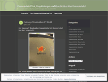 Tablet Screenshot of gummistiefel.wordpress.com