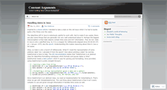 Desktop Screenshot of constarg.wordpress.com