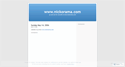 Desktop Screenshot of nickf.wordpress.com