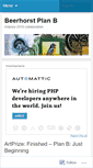 Mobile Screenshot of beerhorstplanb.wordpress.com