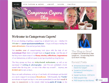 Tablet Screenshot of campervancapers.wordpress.com