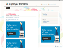 Tablet Screenshot of bilgisayartemalari.wordpress.com