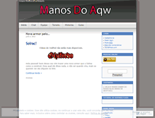 Tablet Screenshot of manosdoaqw.wordpress.com